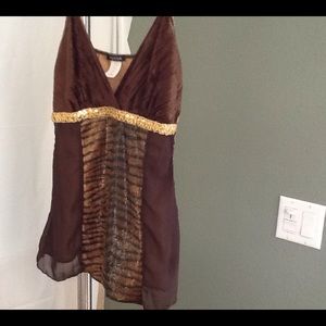 Tiger print tank top